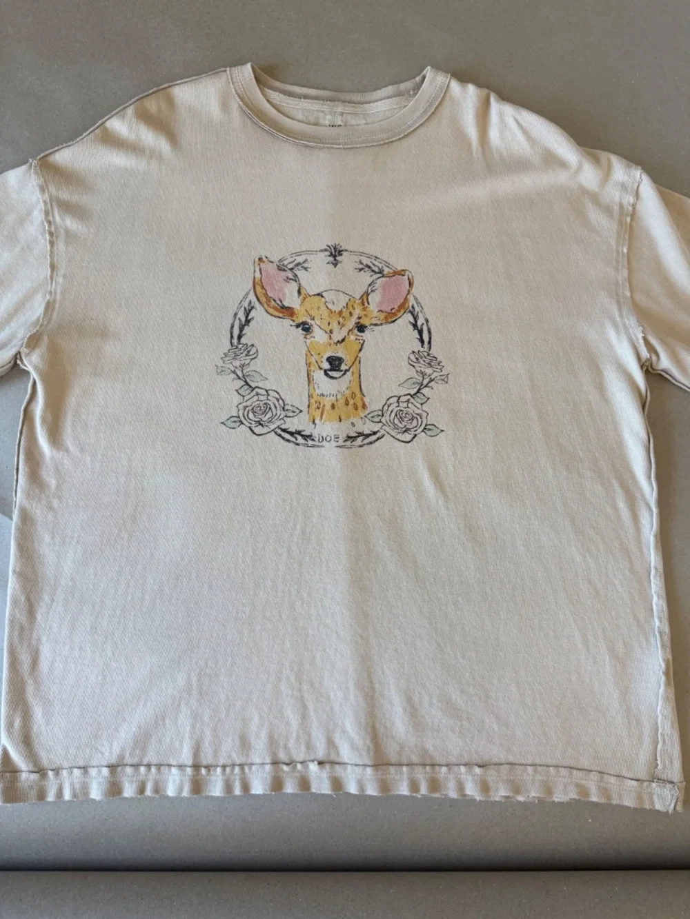 We The Free by Free People Farm Friends Tee Deer Size S
